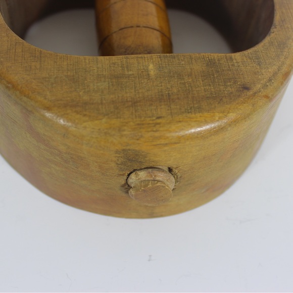 Vintage or antique wood hat stretcher mold millinery display store, wall art - Picture 2 of 10